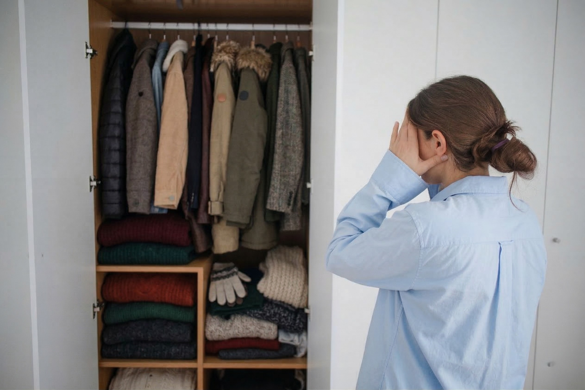 Až 5x více místa ve skříni